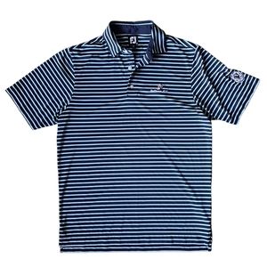 FootJoy FJ Golf Stretch Polo Shirt Bellevue Country Club Syracuse Striped Medium
